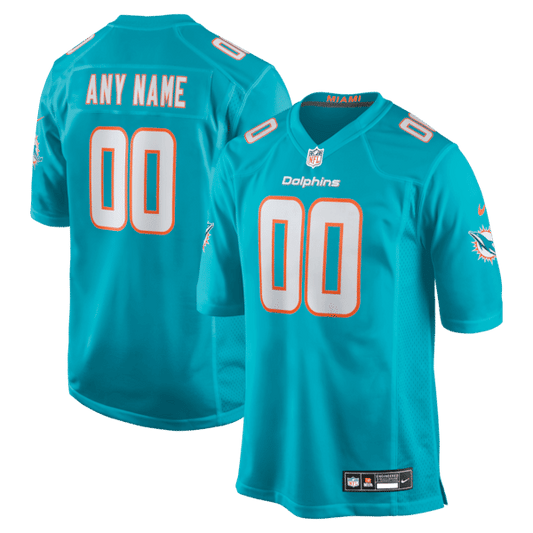 Custom Game Jersey Aqua