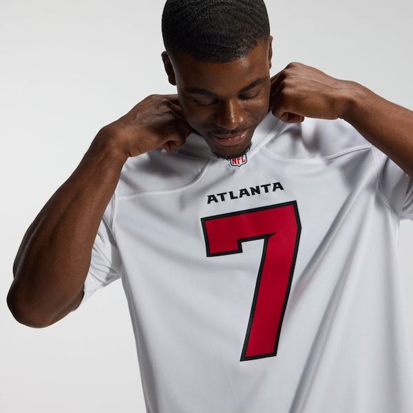 Bijan Robinson Game Jersey White