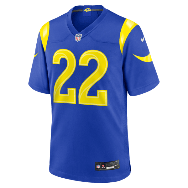 Trent McDuffie Game Jersey Royal