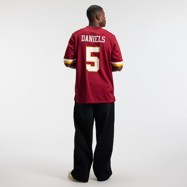 Jayden Daniels Game Jersey Burgundy