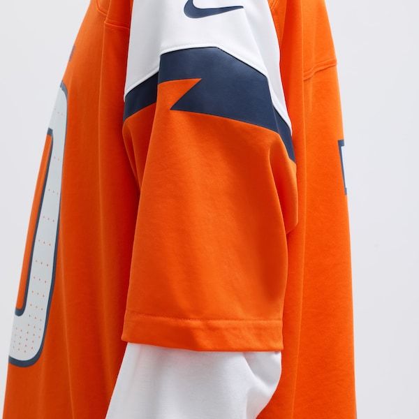 Bo Nix Game Jersey Orange