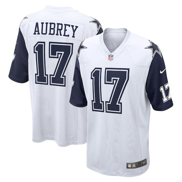 Brandon Aubrey Alternate Game Jersey White