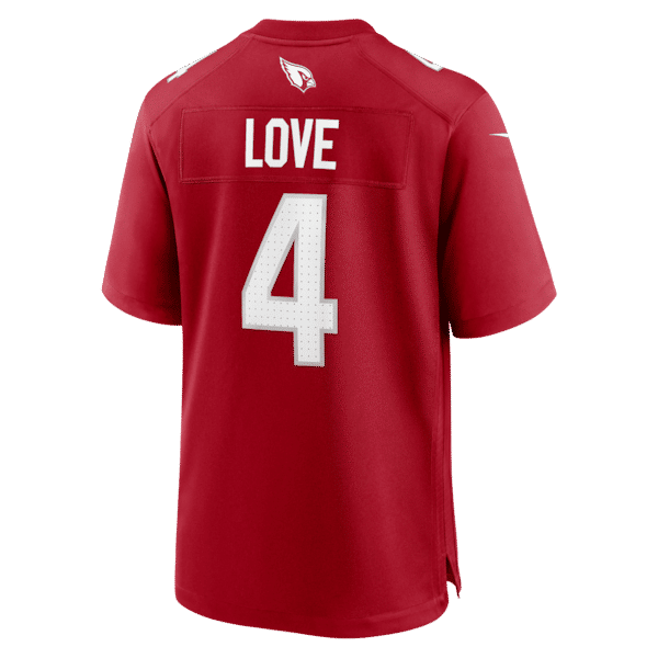 Jeremiyah Love 2026 NFL Draft First Round Pick No. 3 Game Jersey Cardinal