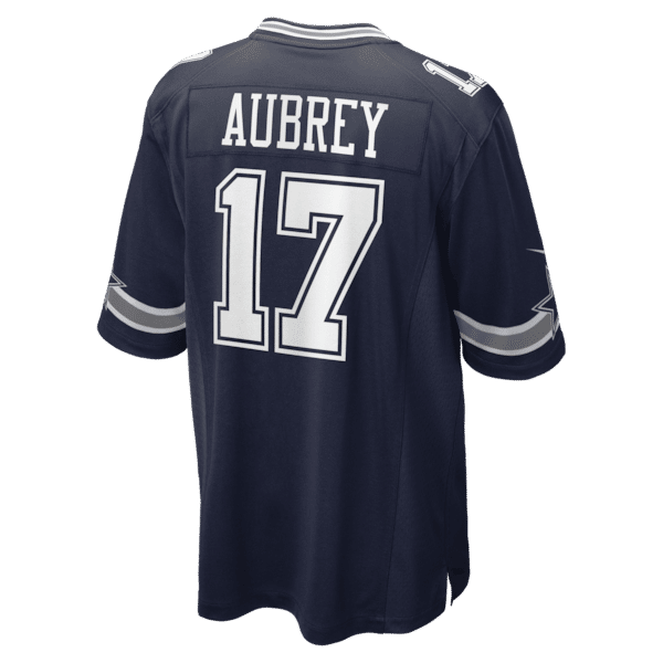 Brandon Aubrey Team Game Jersey Navy