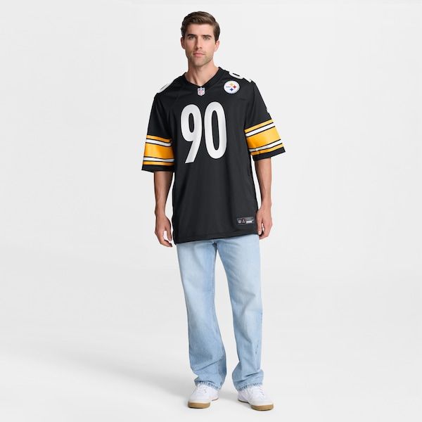 T.J. Watt Game Jersey Black