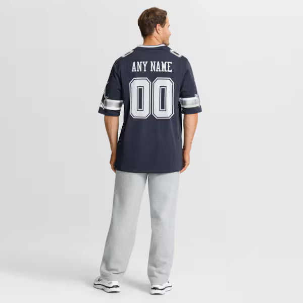 Custom Game Jersey Navy
