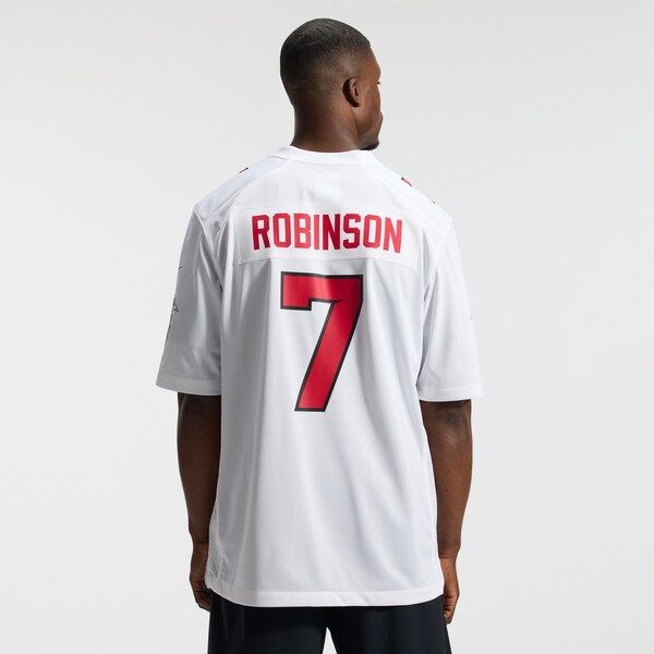 Bijan Robinson Game Jersey White