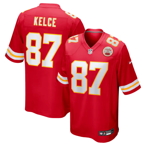 Travis Kelce Game Jersey Red