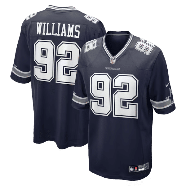 Quinnen Williams Game Jersey Navy