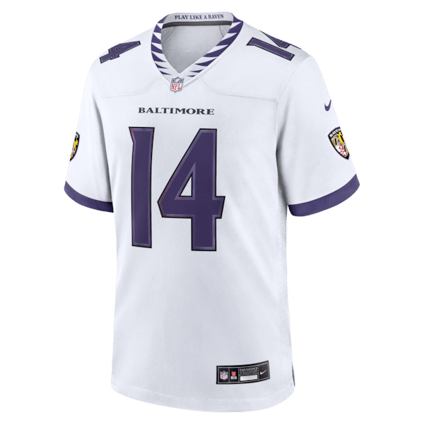 Kyle Hamilton Game Jersey White