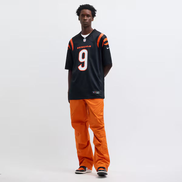Joe Burrow Game Jersey Black
