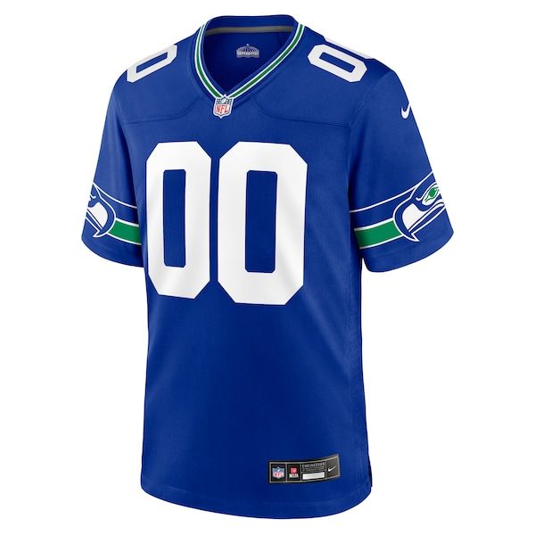 Throwback Custom Jersey Royal