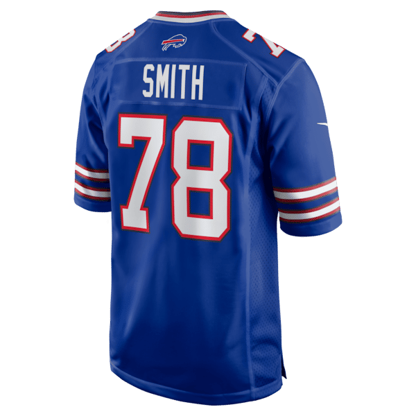 Bruce Smith Game Retired Player Jersey Royal