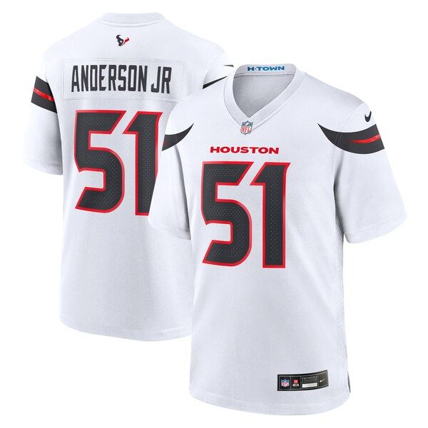 Will Anderson Jr. Game Jersey White