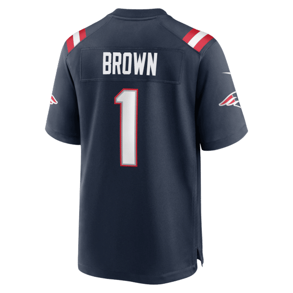 A.J. Brown Game Jersey Navy
