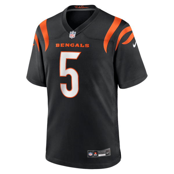 Tee Higgins Game Jersey Black