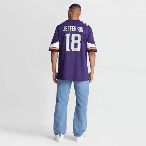 Justin Jefferson Game Jersey Purple