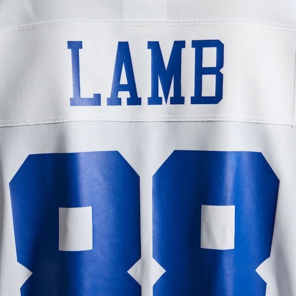 CeeDee Lamb Game Jersey White