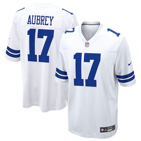 Brandon Aubrey Game Jersey White