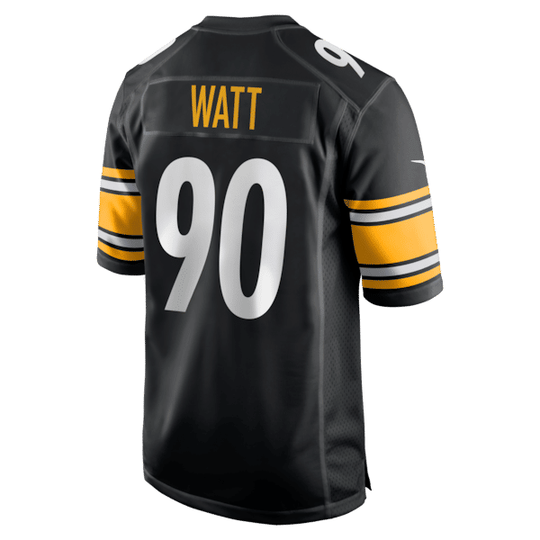 T.J. Watt Game Jersey Black