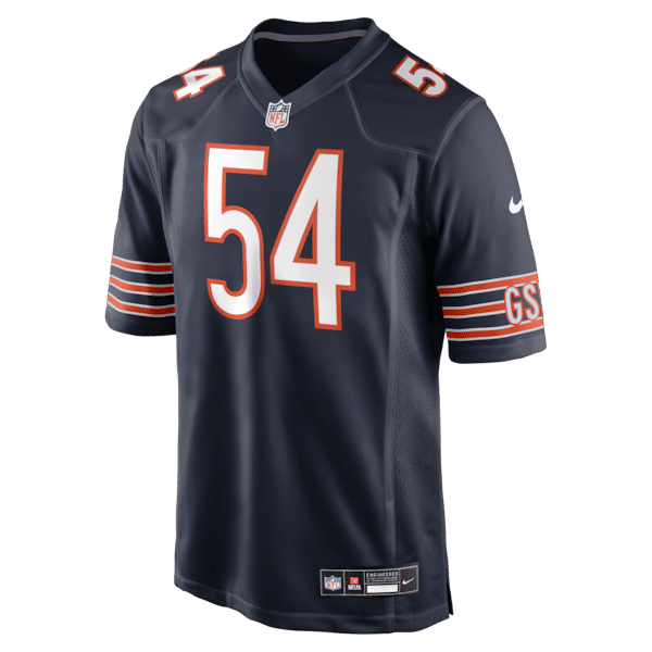 Brian Urlacher Game Retired Player Jersey Navy