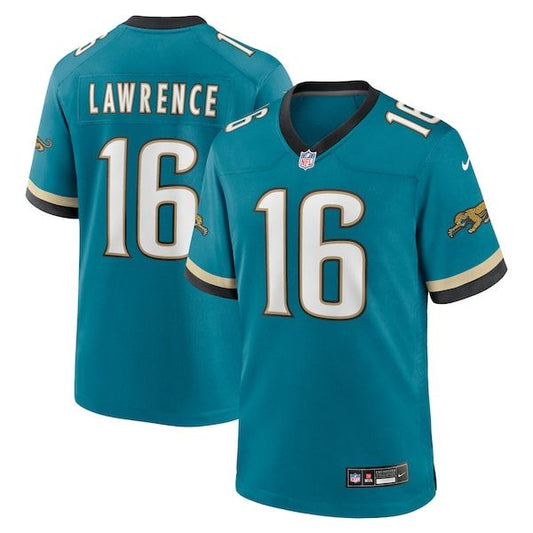 Trevor Lawrence Game Jersey Teal