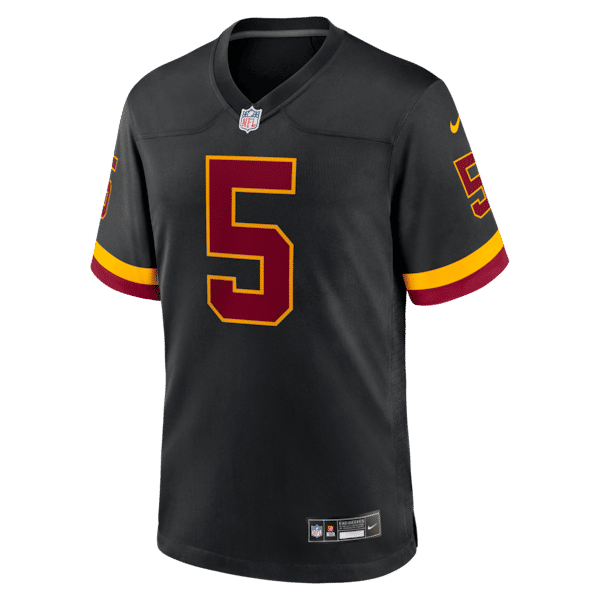 Jayden Daniels Alternate Game Jersey Black