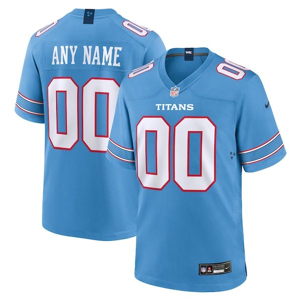 Custom Game Jersey Light Blue
