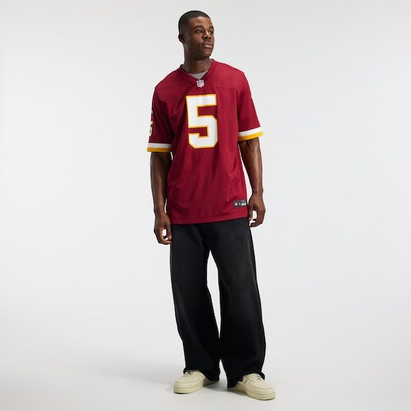 Jayden Daniels Game Jersey Burgundy