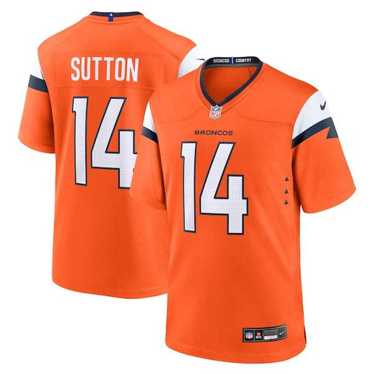 Courtland Sutton Mile High Collection Game Jersey Orange