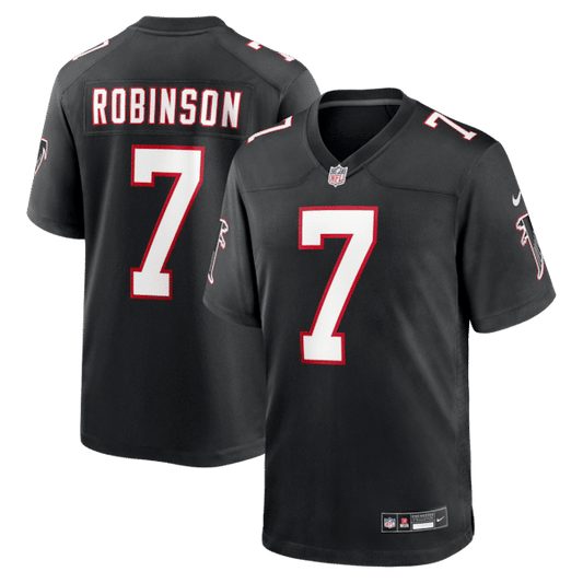 Bijan Robinson Game Jersey Black