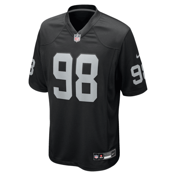 Maxx Crosby Game Jersey Black