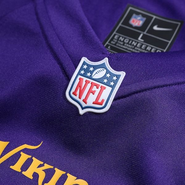 Justin Jefferson Game Jersey Purple