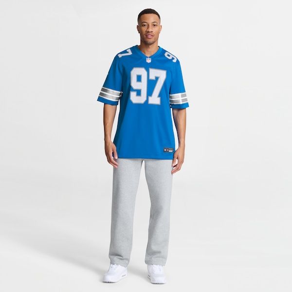 Aidan Hutchinson Game Jersey Blue