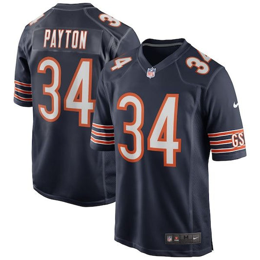 Walter Payton Game Retired Player Jersey Navy