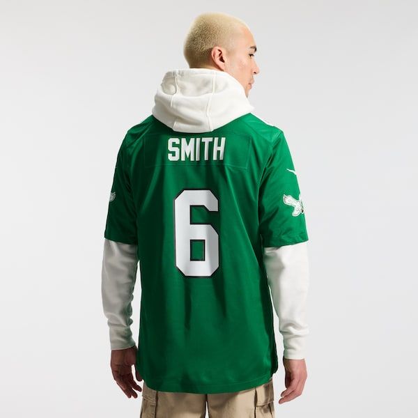 DeVonta Smith Alternate Game Jersey Kelly Green