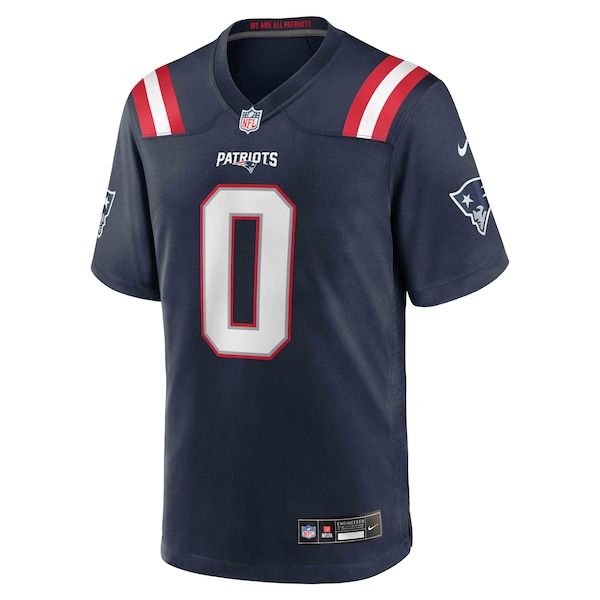 Christian Gonzalez Game Jersey Navy