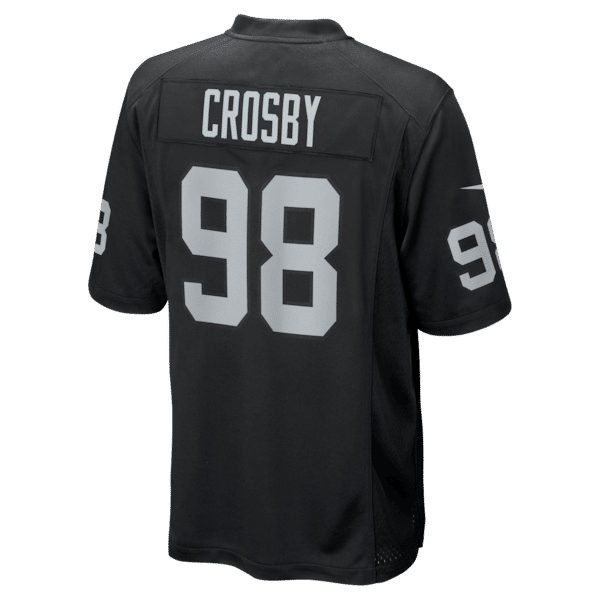 Maxx Crosby Game Jersey Black