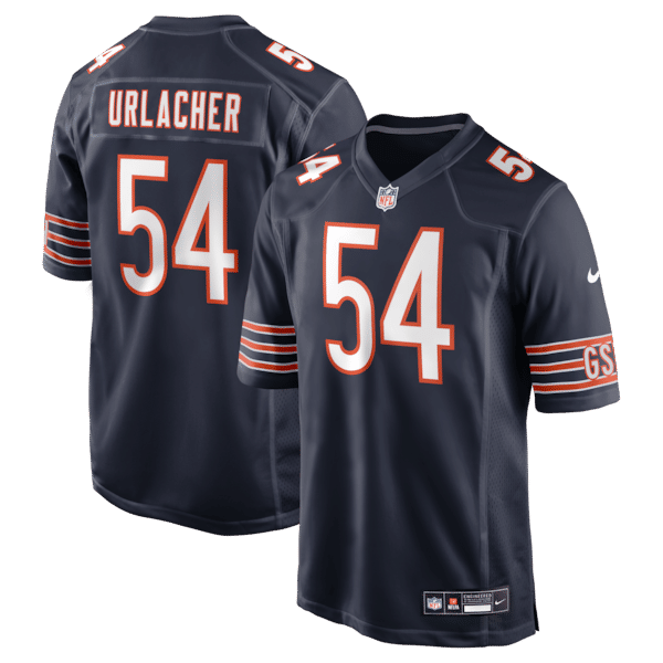 Brian Urlacher Game Retired Player Jersey Navy