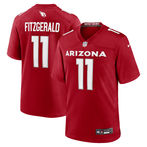 Larry Fitzgerald Team Retired Game Jersey Cardinal