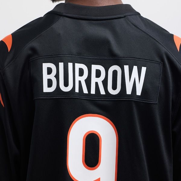 Joe Burrow Game Jersey Black