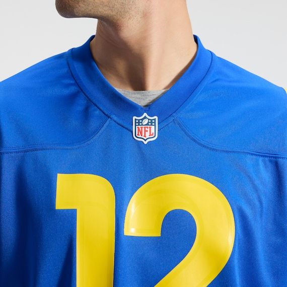 Trent McDuffie Game Jersey Royal